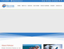 Tablet Screenshot of polestarshipping.com